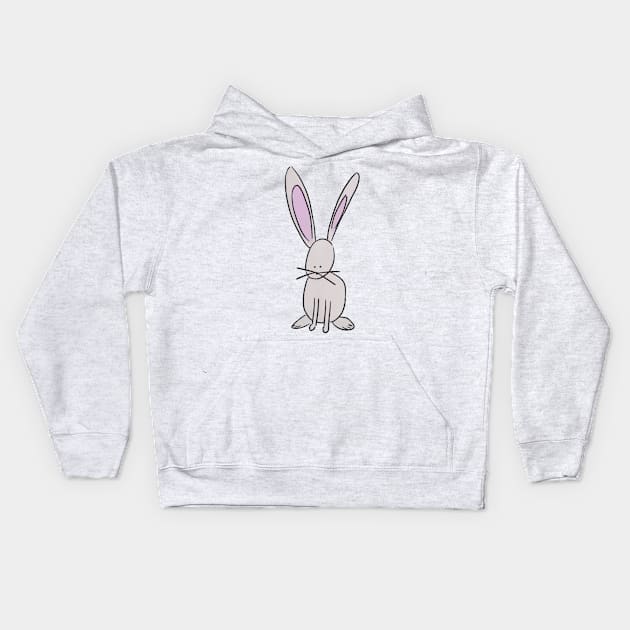 Silly bunny Kids Hoodie by Oranges